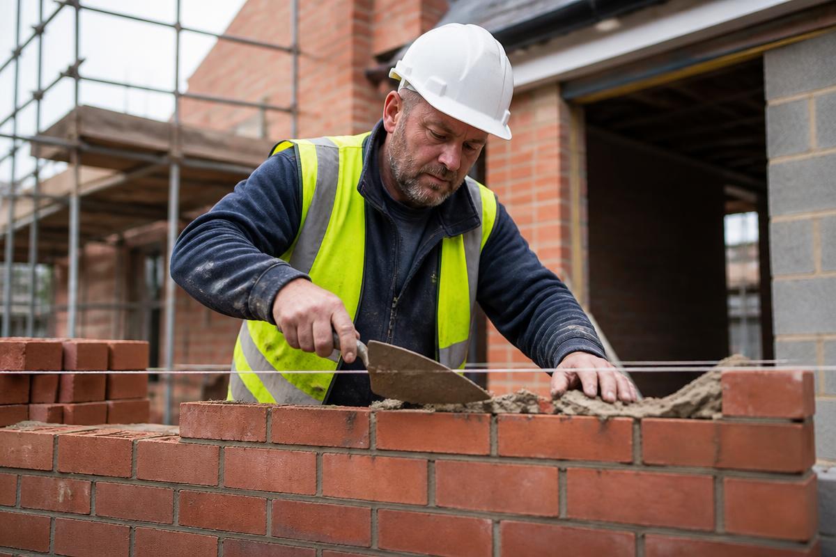 Builders at work