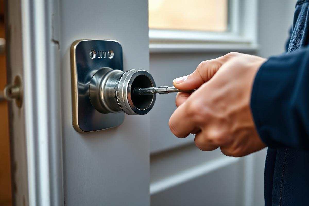 Locksmiths at work