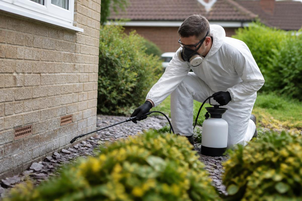 Pest Control at work