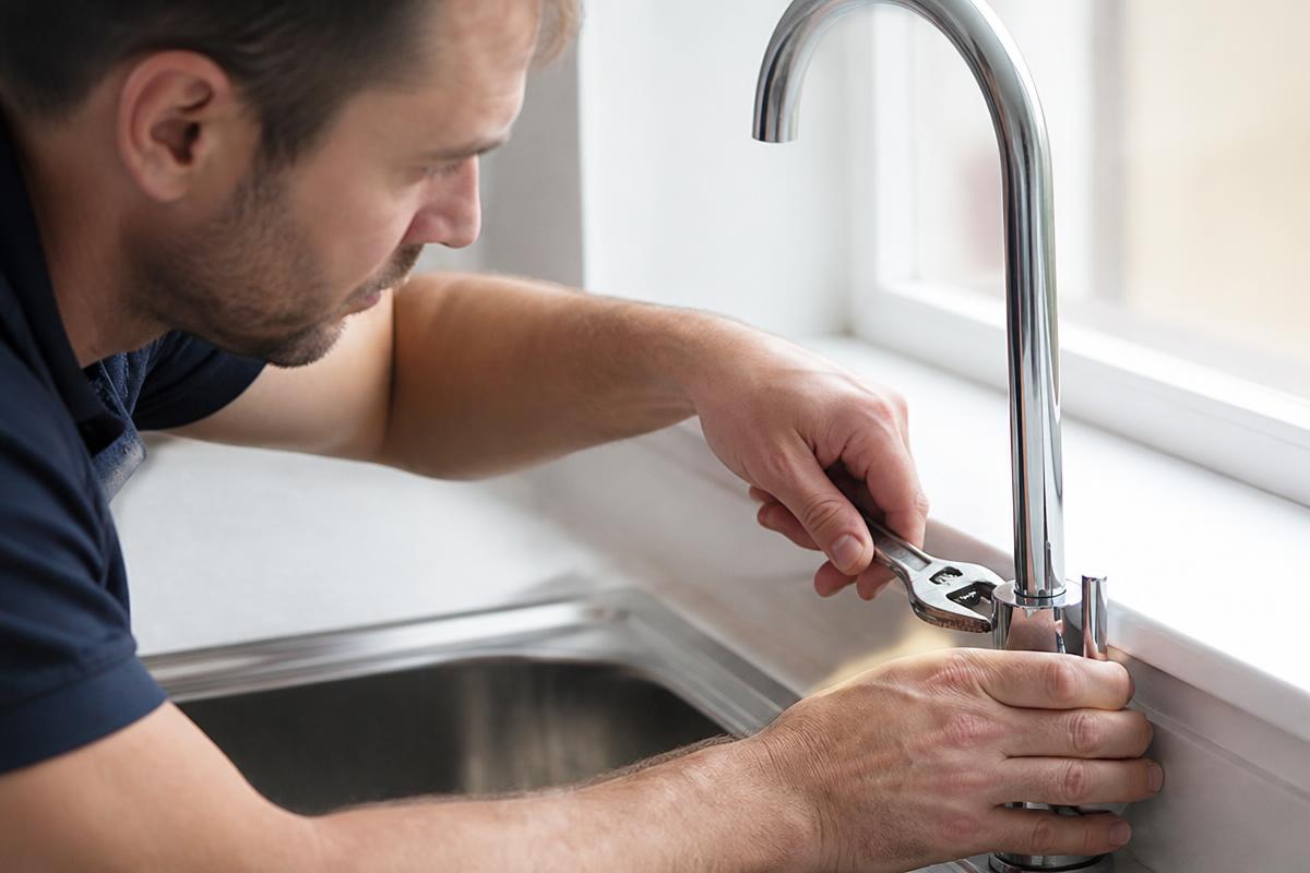Plumbers at work